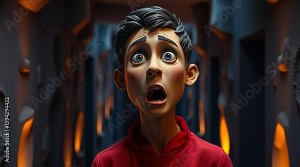 Obraz scary halloween monster