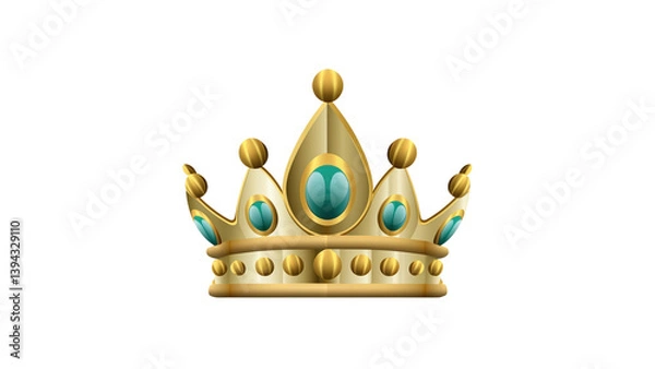 Obraz A symbol of prosperity and grandeur, perfect for games or stories of riches and royalty.