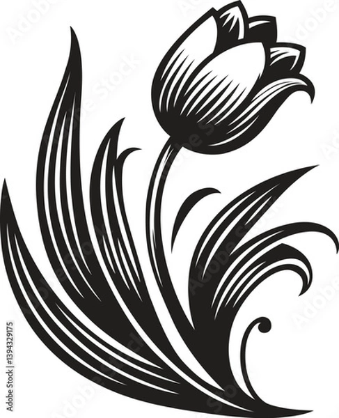 Obraz Tulip stylized vector