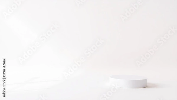 Fototapeta Clean Background for Product Photography Featuring a Striking Accent Color