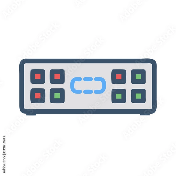 Fototapeta  KVM Switch Icon for Device Control