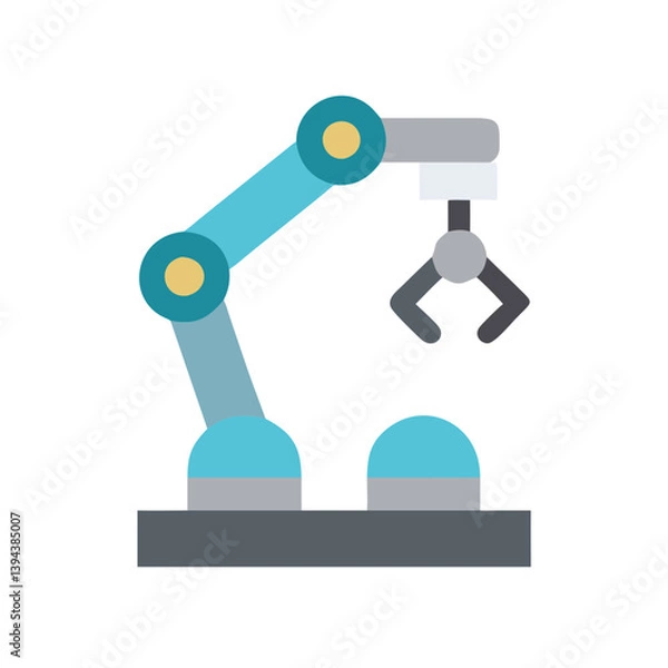 Obraz  Comprehensive Robotics Arm Icon
