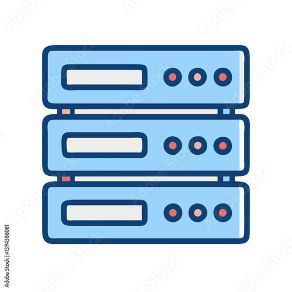 Obraz  Server Blade Icon for Data Management