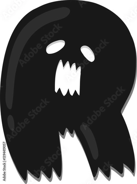 Fototapeta Ghost Letter Vector Element Alphabet R