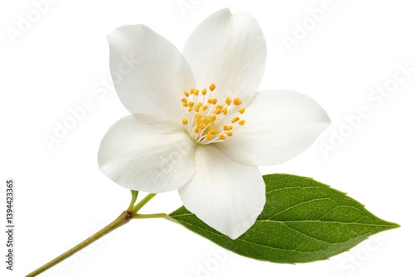 Obraz white jasmine flower isolated PNG