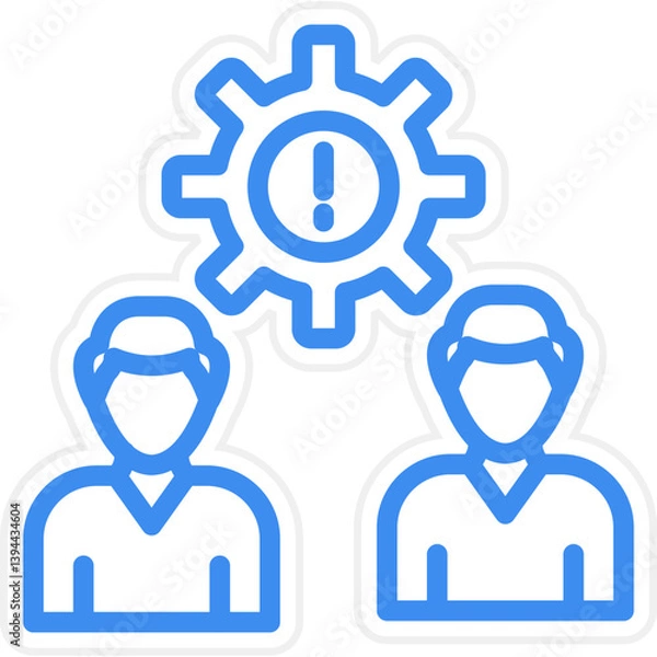 Obraz PR Crisis Icon Style