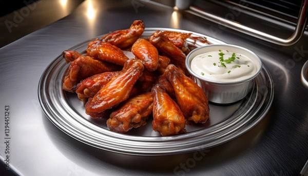 Obraz Cut of Chicken wings 