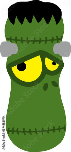 Obraz Frankenstein Monster Letter Vector Element Alphabet I
