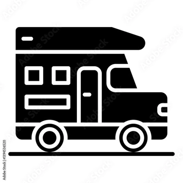 Obraz Camper Van Icon