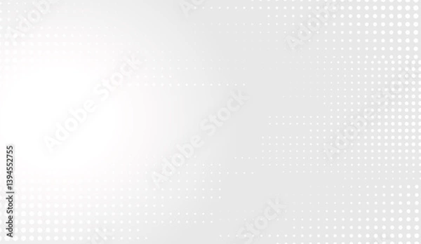 Fototapeta Elegant White Dotted Gradient: A Versatile Background for Modern Designs and Clean Visuals with Subtle Textures and Minimalist Aesthetic Perfect for Creative Projects