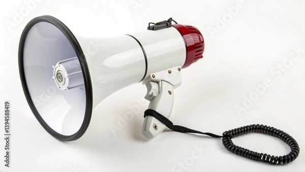 Fototapeta megaphone isolated on white background