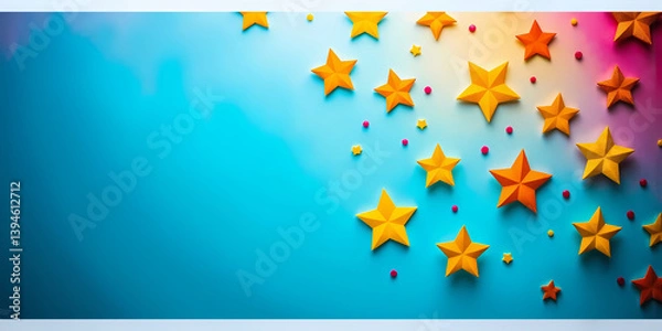 Obraz illustrazione sfondo con elementi astratti e motivi geometrici a tema surreale
