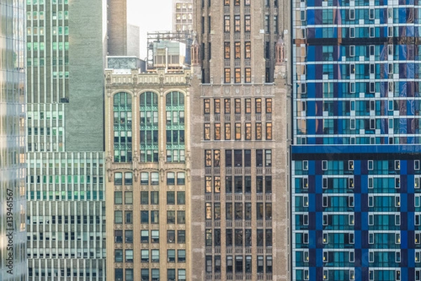 Obraz New York City  buildings pattern