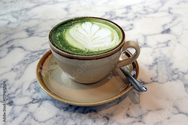 Obraz matcha latte