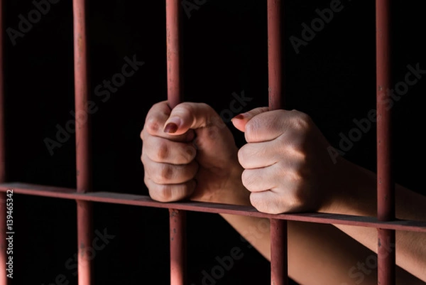 Obraz Hand of prisoner