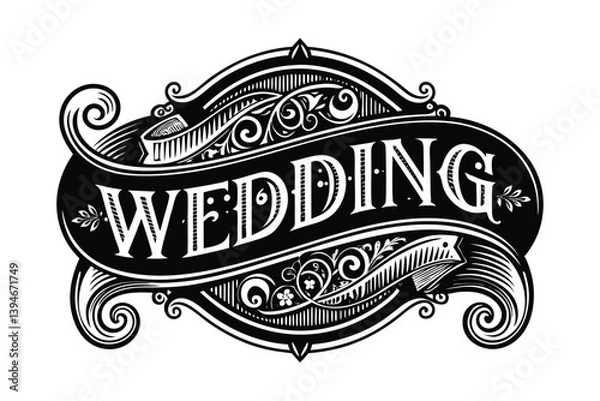 Obraz indian wedding card