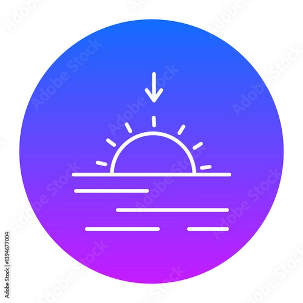 Obraz Sunset Icon