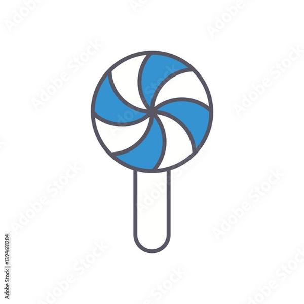 Fototapeta Candy  vector icon stock illustration