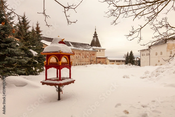Fototapeta St. Pafnutiev Borovsky Monastery in the Kaluga Region of Russia