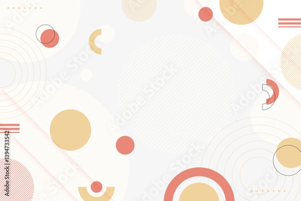 Obraz Modern abstract geometric background design