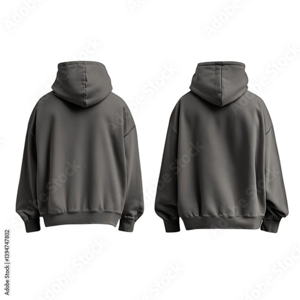 Fototapeta Two black jacket on transparent background