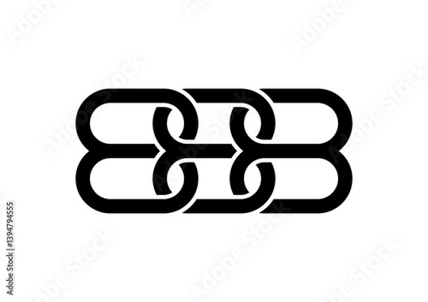 Obraz Number 888 vector design logo