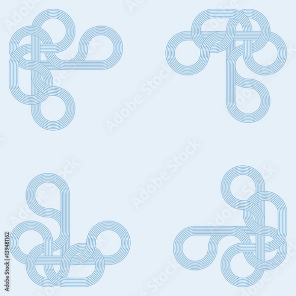 Fototapeta abstract vector background with stripes pattern