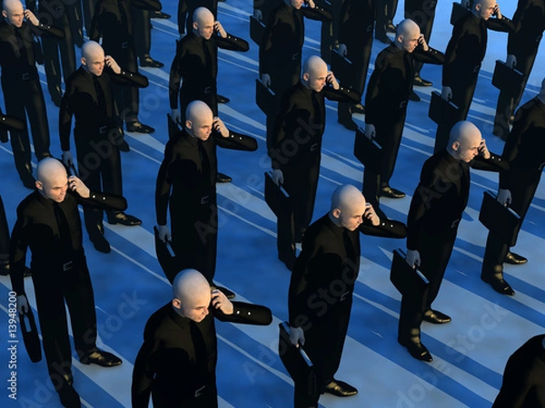 Obraz Lots Of Businessmen 14