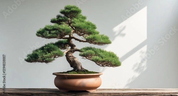 Fototapeta Bonsai Featuring Pine and Juniper