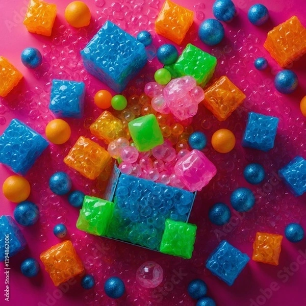 Fototapeta colorful jelly candies