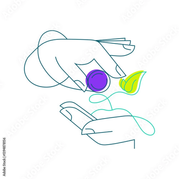 Obraz cash contribution to investments