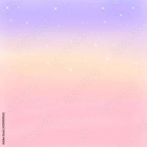 Obraz pink background with stars
