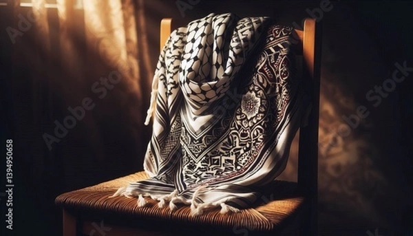 Obraz Palestinian Keffiyeh