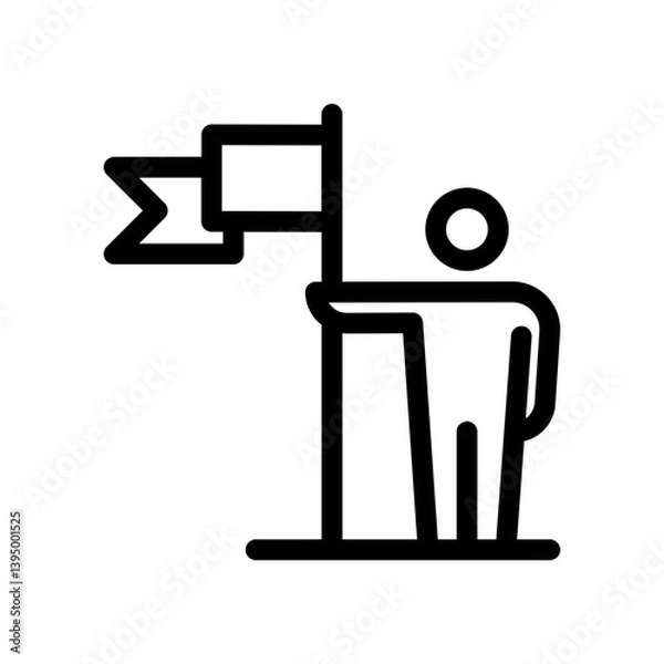 Obraz Destination flag 