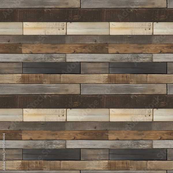 Obraz Reclaimed wood timber flooring blank old grey timber