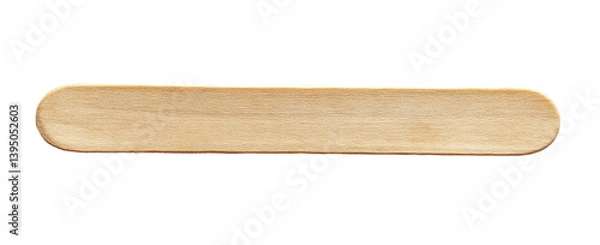 Obraz Light-colored wooden popsicle stick