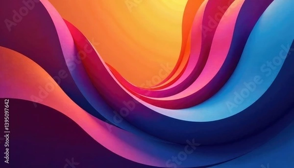 Obraz Geometric shapes, abstract design, endless loop , abstract, graphic