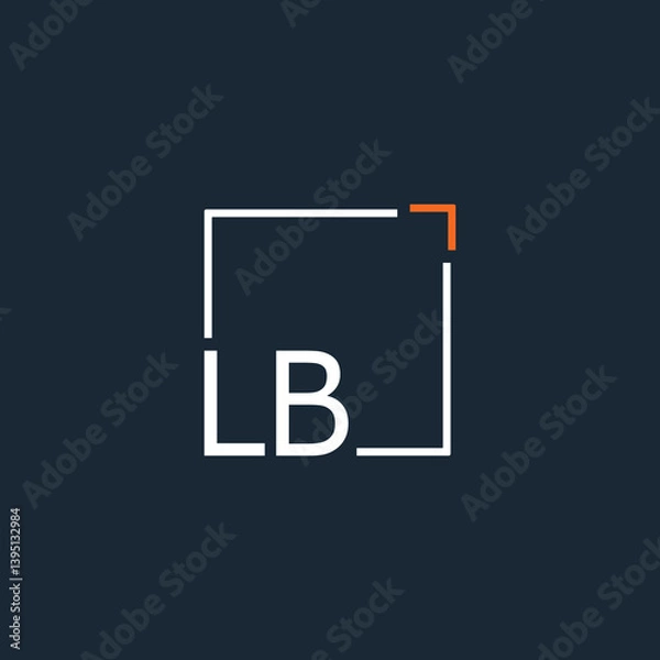Fototapeta initial monogram logo for Creative with square style design.
