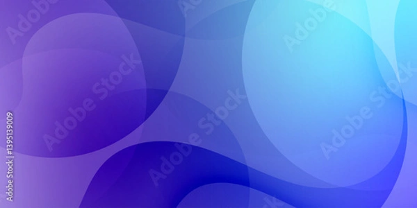Fototapeta abstract blue background with waves