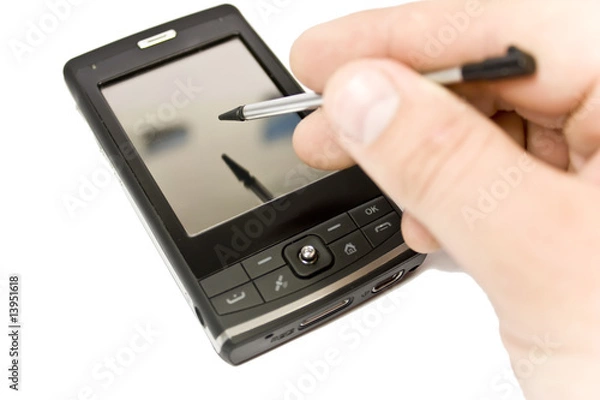 Obraz Hand with PDA
