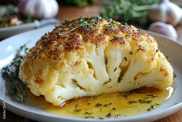 Obraz Pieczony kalafior