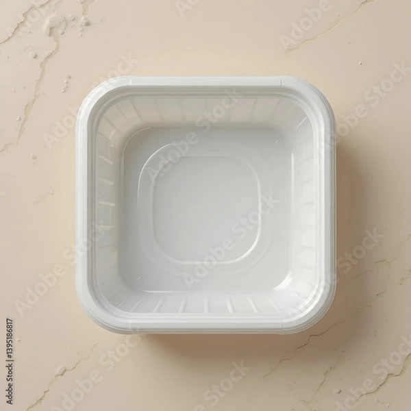 Obraz Empty Plastic Food Container