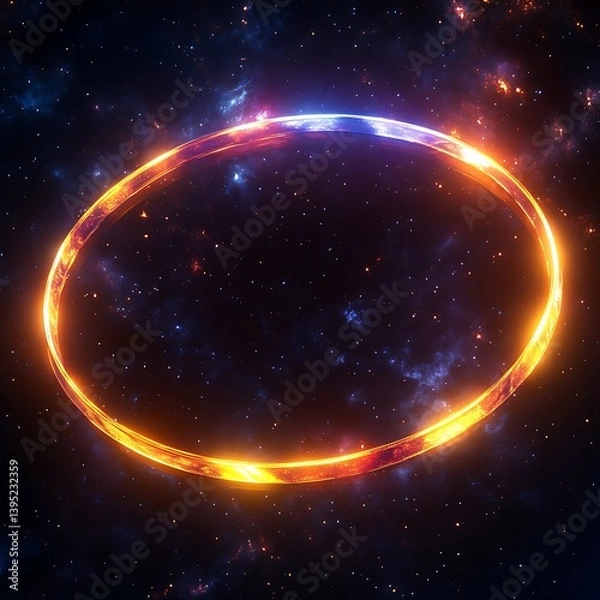 Obraz Cosmic Ring in Space
