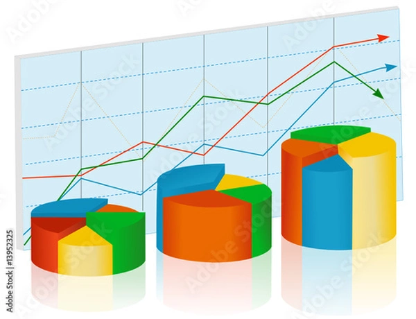Fototapeta pie chart