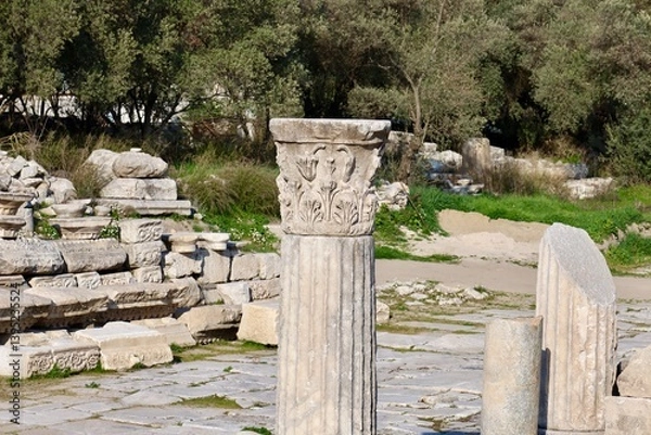 Obraz Ancient city of Stratonikeia in Yatagan Turkey
