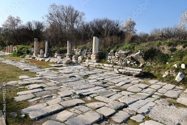 Fototapeta Ancient city of Stratonikeia in Yatagan Turkey