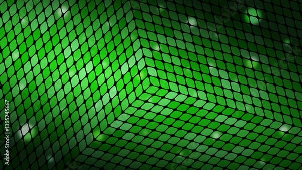 Obraz 仮想空間のような背景イメージ