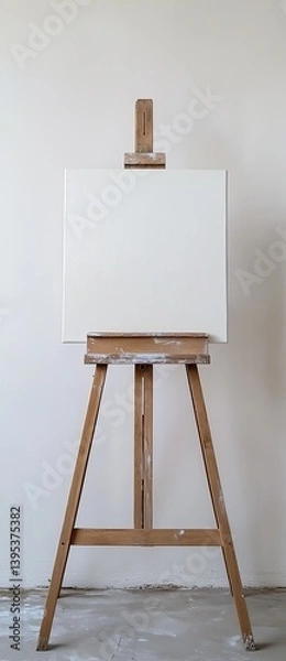 Fototapeta Empty Artist Easel
