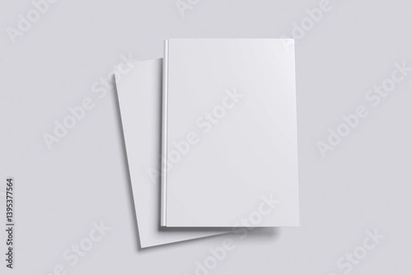 Obraz White Cover Book for mockup template