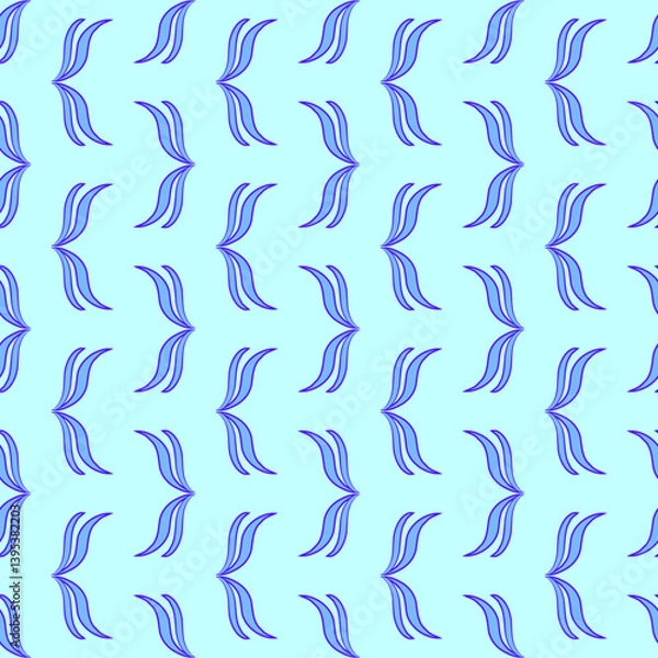 Fototapeta Abstract pattern with horizontal wave line